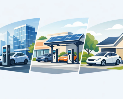 EV Charging Infrastructure Comparison for Properties